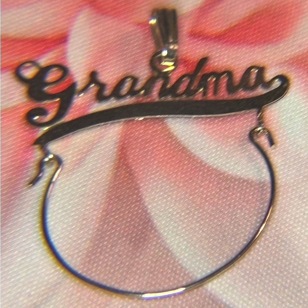 Beautiful Grandma Necklace Charm Holder